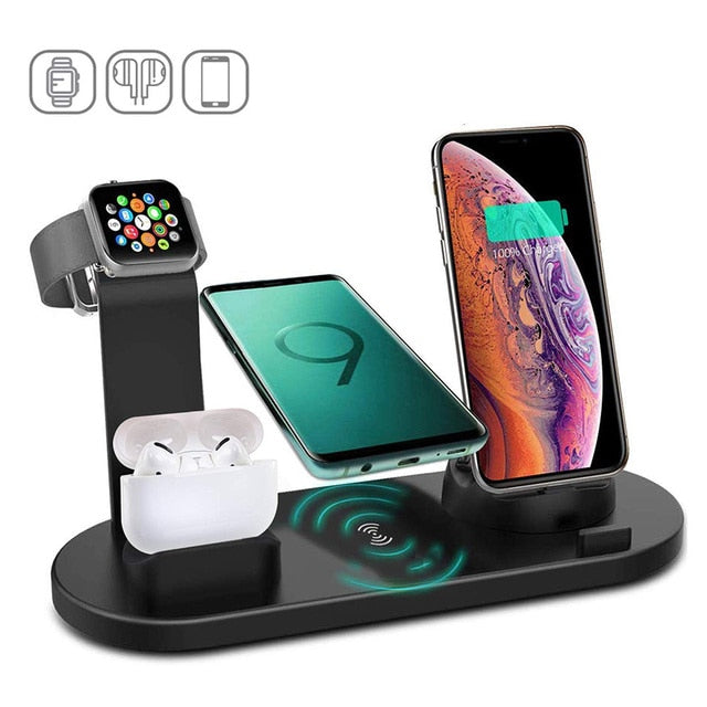 7-in-1-Wireless-Ladegerät mit Ständer