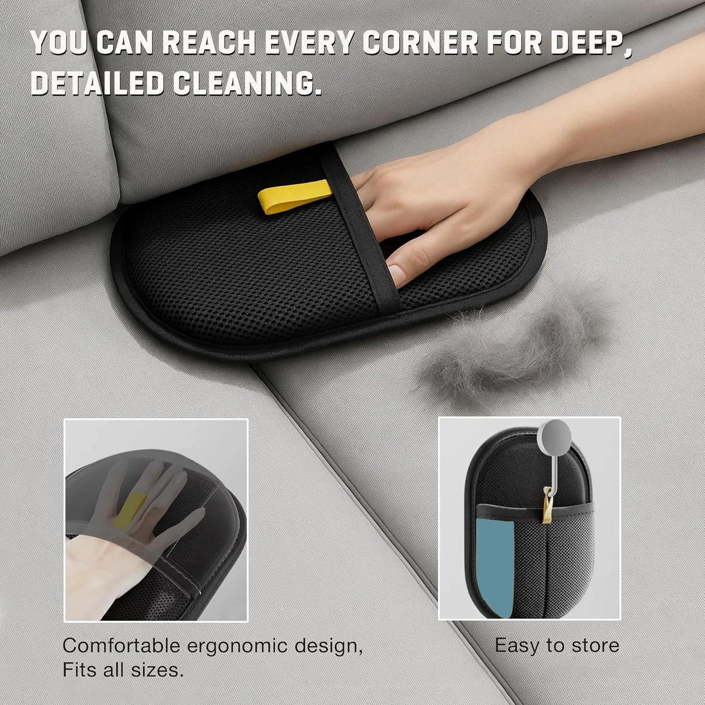 Reusable Pet Static Electricity Hair Removal Gloves Dog Cat Mitts Grooming Tools Sofa Carpet Hair Cleaning Brush Hair Scraper