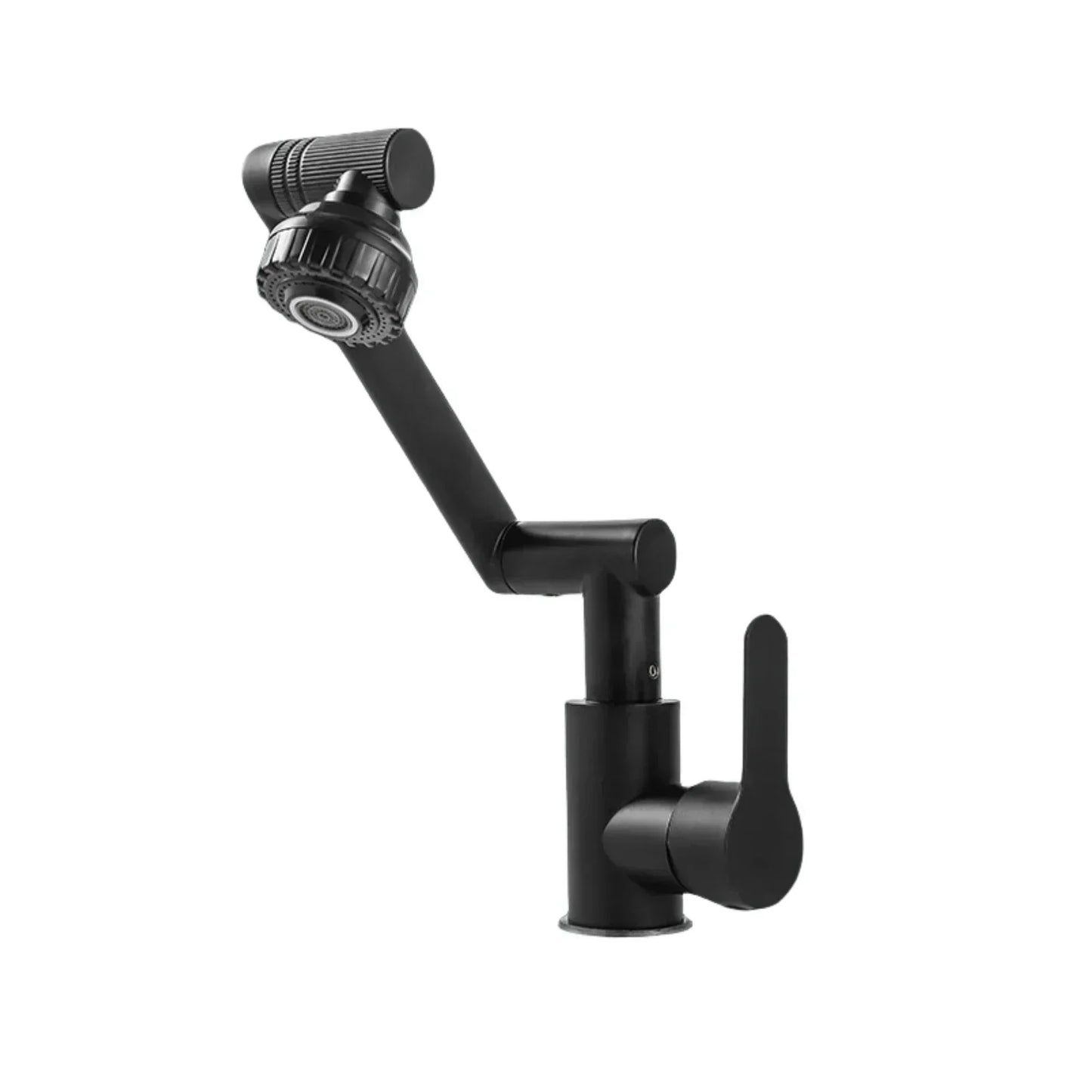 1080 Swivel Faucet for Bathroom Sink Big Angle Rotate Spray Water Tap Single Handle Vanity Faucet Matte Black Kitchen Faucet