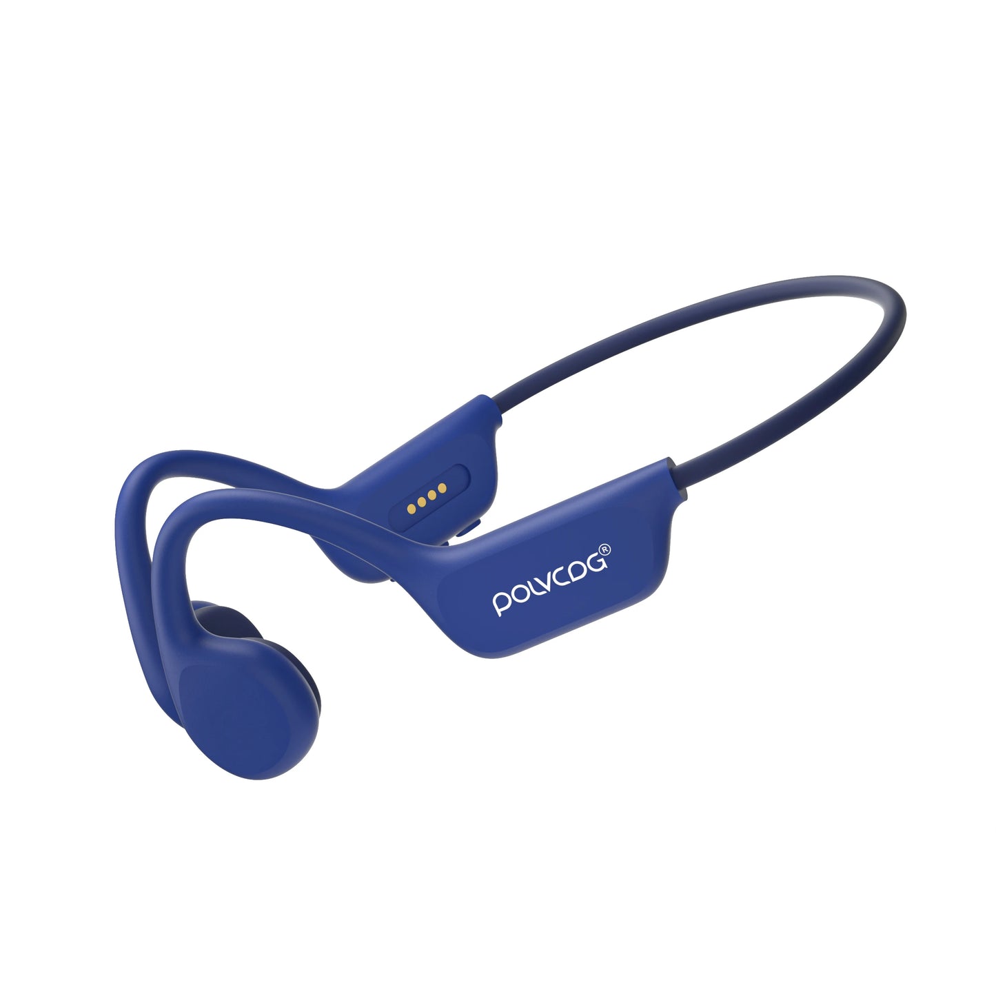 POLVCDG Knochenleitungs-Headset IPX8 32 GB Bluetooth 5.3 Kabelloses Headset mit Mikrofon Wasserdicht Schwimmen 2024 Neu