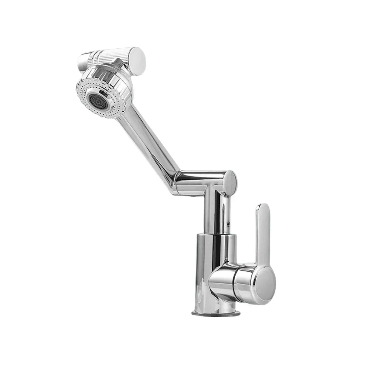 1080 Swivel Faucet for Bathroom Sink Big Angle Rotate Spray Water Tap Single Handle Vanity Faucet Matte Black Kitchen Faucet