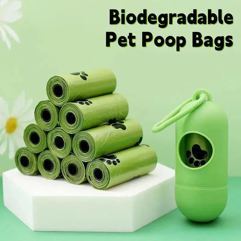 Neue biologisch abbaubare Müllbeutel für Haustiere, Hundekotbeutel, Biobase-Duftbeutel, abbaubare Katzenkotbeutel, Hundekotspender, Geschenke