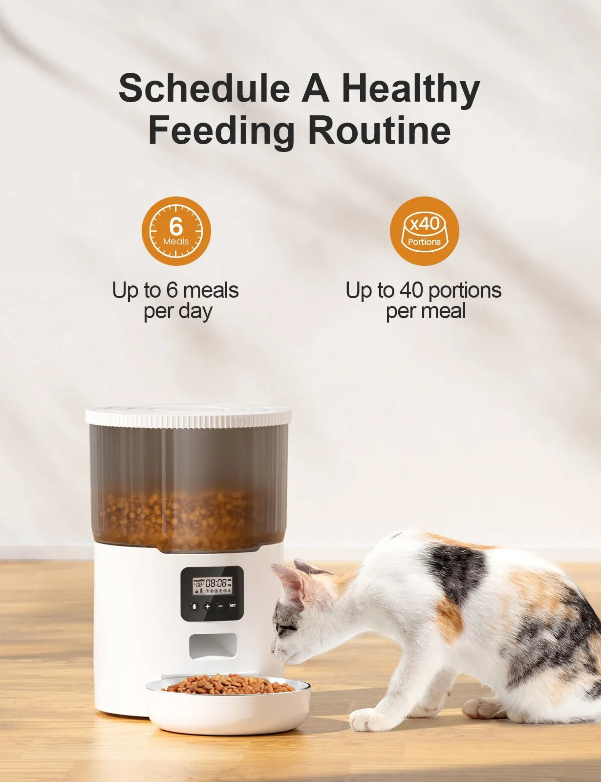 Automatischer Futternapf für Katzen und Hunde