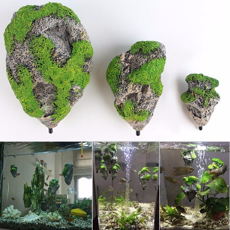 Διακοσμήσεις Ενυδρείου Floating Moss Rocks
