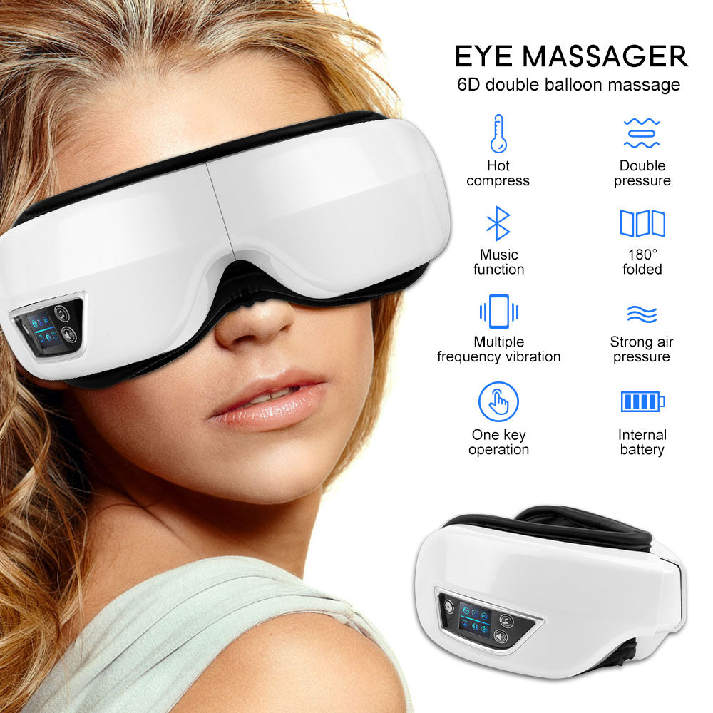 Elektrisches Vibrations-Bluetooth-Augenmassagegerät