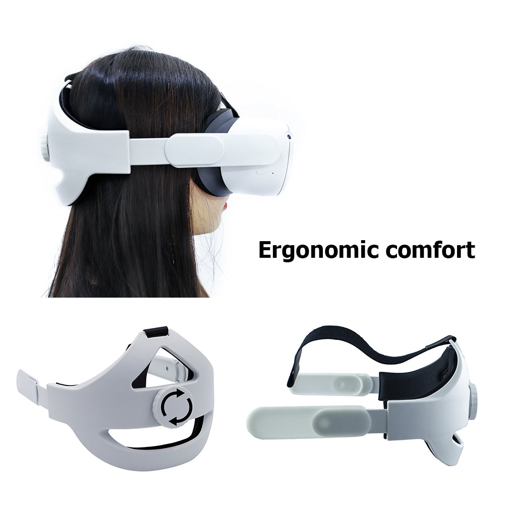 Adjustable Head Strap For Oculus Quest 2 Elite Increase Supporting Improve Comfort-Virtual For Oculus Quest 2 VR Accessories