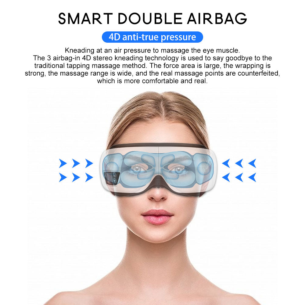 Elektrisches Vibrations-Bluetooth-Augenmassagegerät