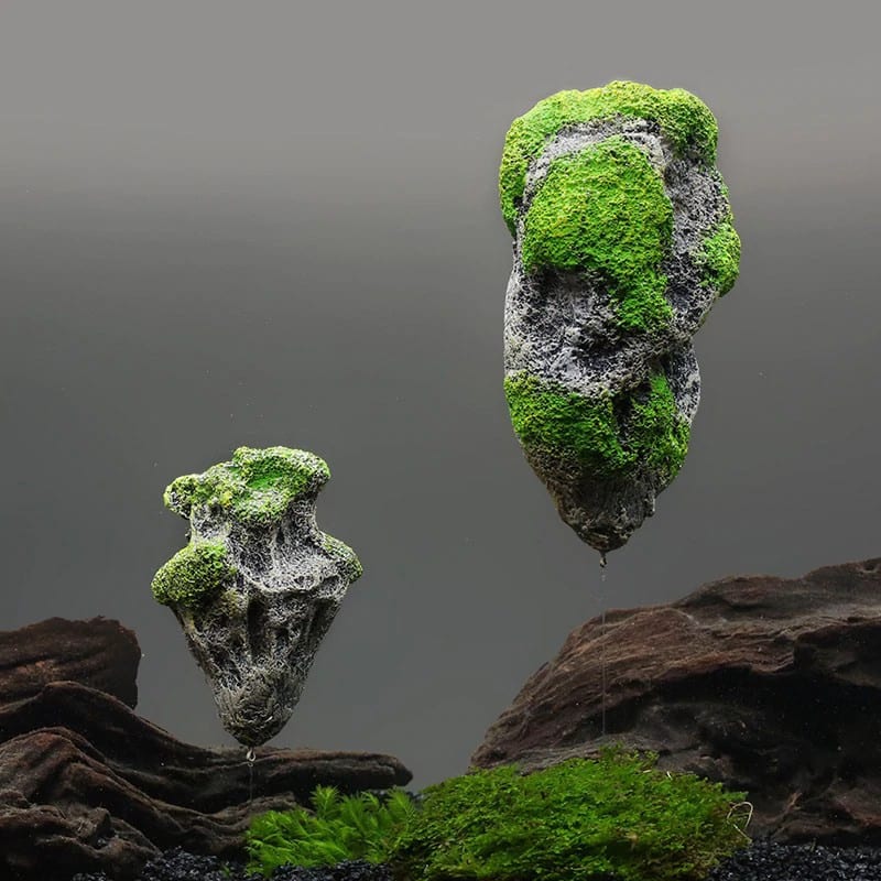 Διακοσμήσεις Ενυδρείου Floating Moss Rocks