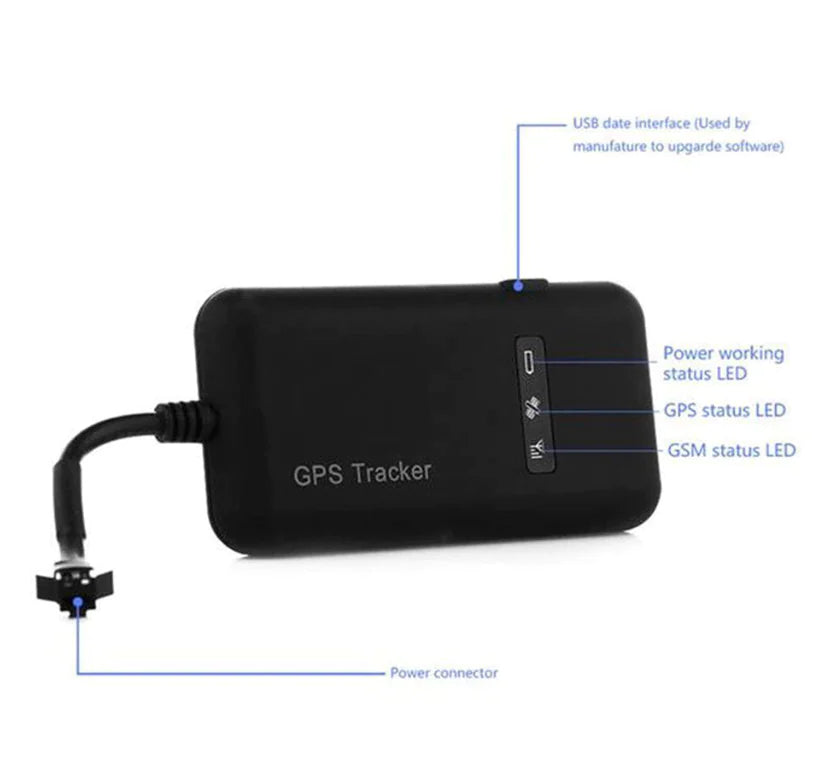 Συσκευή εντοπισμού παρακολούθησης GPS Tracker σε πραγματικό χρόνο GPRS GSM Anti Theft αυτοκινήτου/μοτοσικλέτας