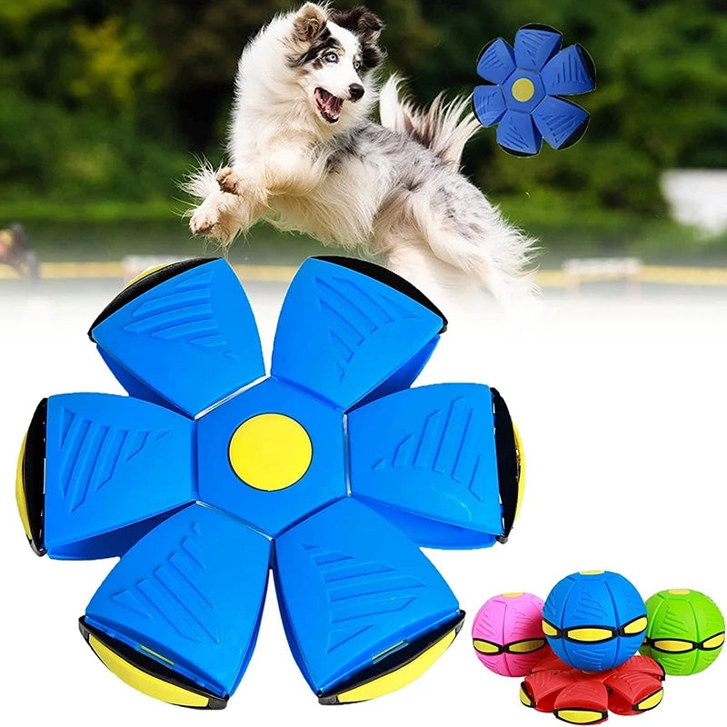 Pet Toy Futurism Saucer Ball Dog Toys Magic Funny Flying Saucer Outdoor Dog Training Toy Pelota Perro Dogs Accessoires