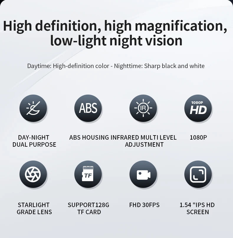 HD Infrared Night Vision Trail Camera 2.0inch TFT Display 1920x1080P IP66 Waterproof Outdoor Wildlife Hunting Camera