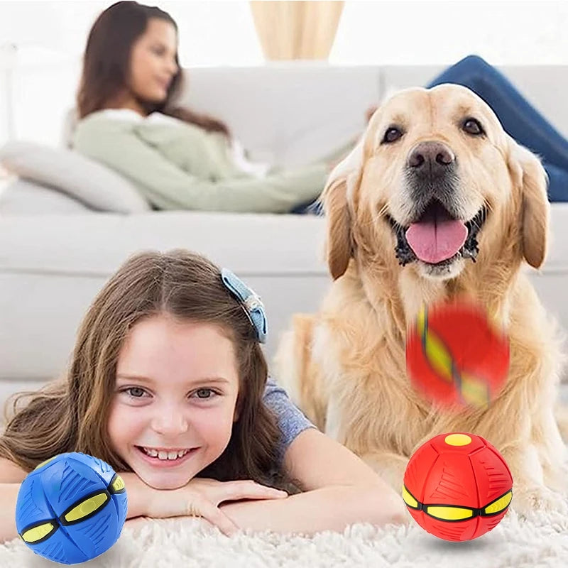 Pet Toy Futurism Saucer Ball Dog Toys Magic Funny Flying Saucer Outdoor Dog Training Toy Pelota Perro Dogs Accessoires