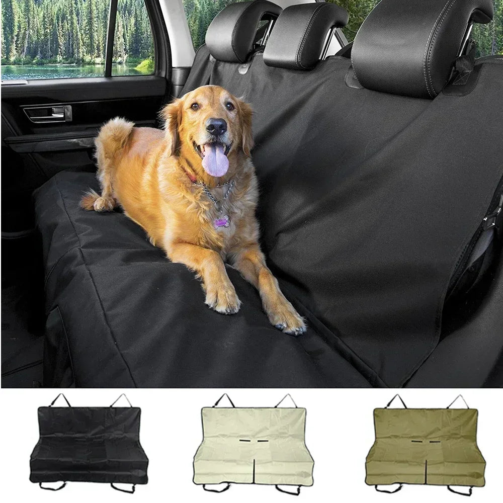 Foldable Waterproof Car Back Seat Cover for Pets | Non-Slip, Washable & Easy Install