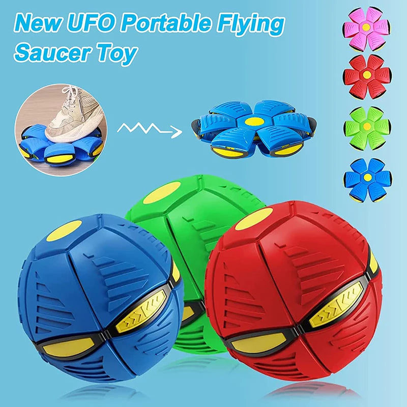 Pet Toy Futurism Saucer Ball Dog Toys Magic Funny Flying Saucer Outdoor Dog Training Toy Pelota Perro Dogs Accessoires