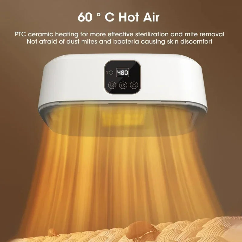 Mini Portable Dryer /Foldable Electric Dryer /Intelligent Timed Fast Drying Household Cabinet with Drying Bag Compact Travel Style