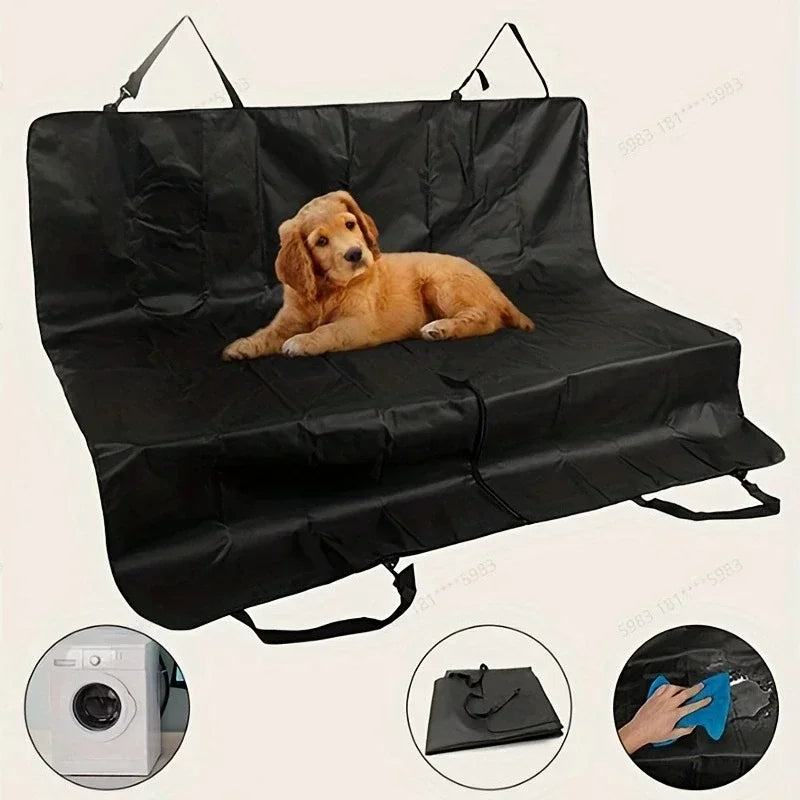 Foldable Waterproof Car Back Seat Cover for Pets | Non-Slip, Washable & Easy Install