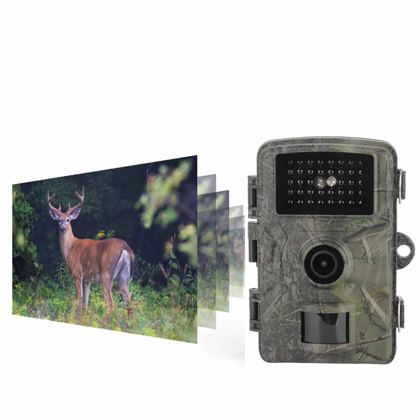HD Infrared Night Vision Trail Camera 2.0inch TFT Display 1920x1080P IP66 Waterproof Outdoor Wildlife Hunting Camera