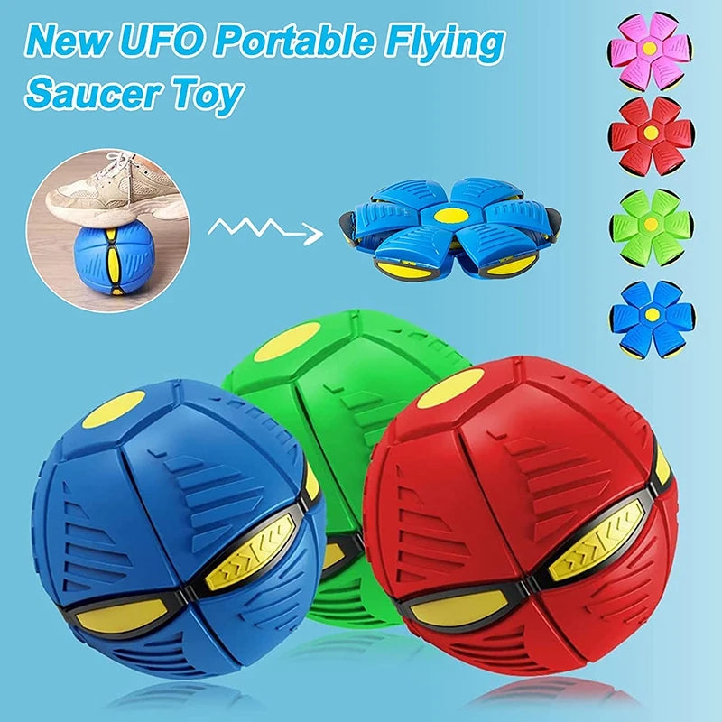 Pet Toy Futurism Saucer Ball Dog Toys Magic Funny Flying Saucer Outdoor Dog Training Toy Pelota Perro Dogs Accessoires