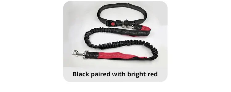 Pet Leash Multifunctional Dog Walking Leash Stretchable Elastic Explosion-Proof Punch Outdoor Running Dog Walking Leash