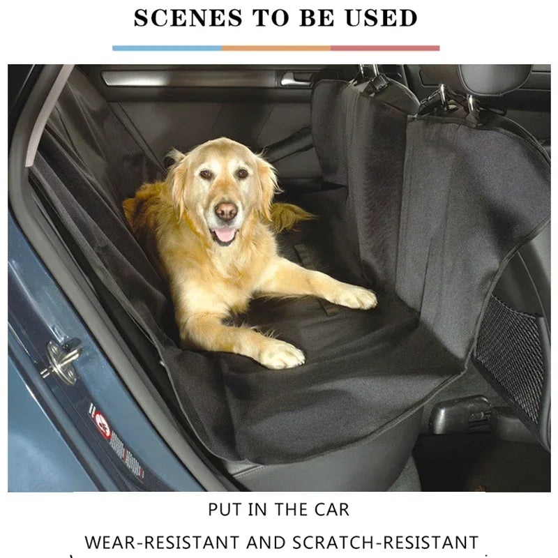 Foldable Waterproof Car Back Seat Cover for Pets | Non-Slip, Washable & Easy Install