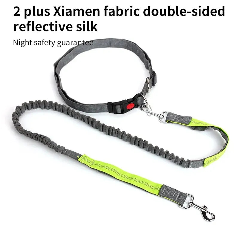 Pet Leash Multifunctional Dog Walking Leash Stretchable Elastic Explosion-Proof Punch Outdoor Running Dog Walking Leash