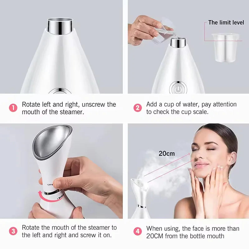 High Quality Facial Steamer for Home Use Electric Face Cleansing Professional Facial Steamer