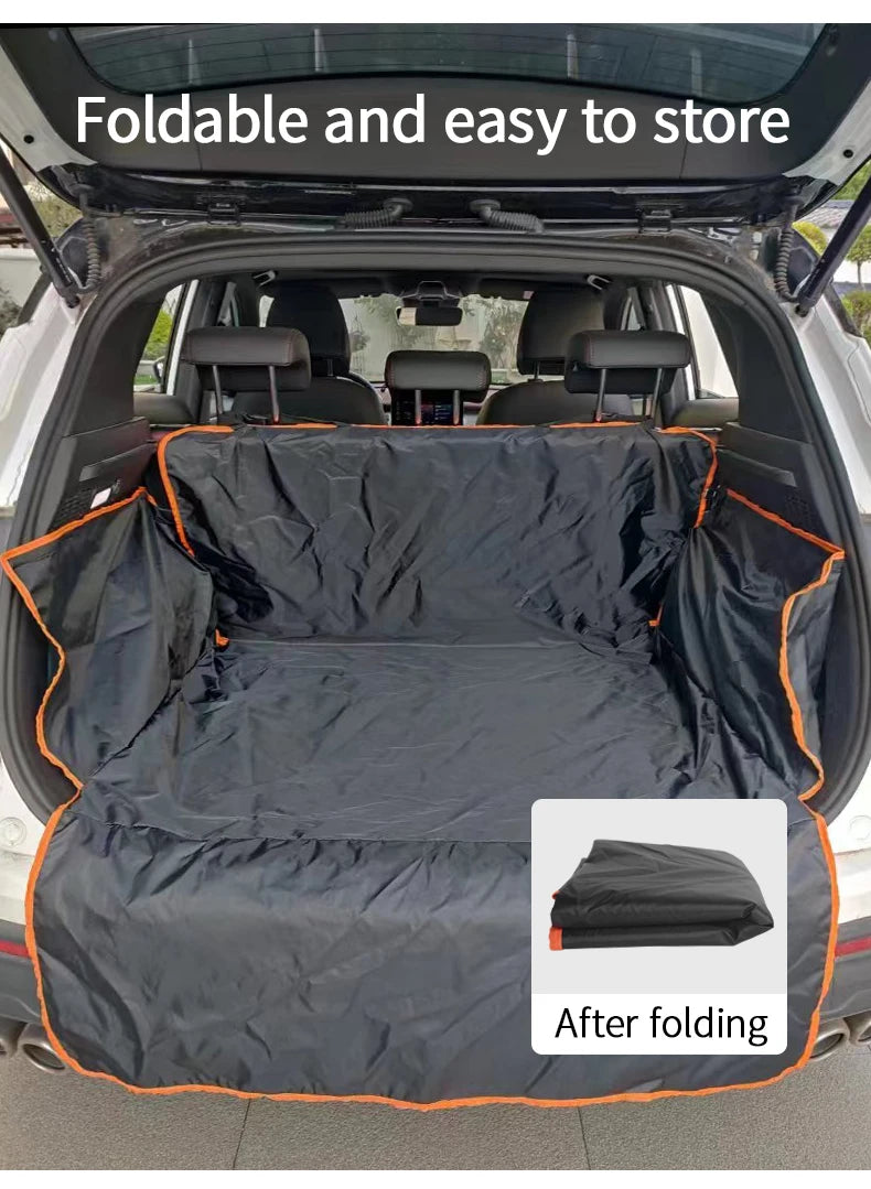 SUV Cargo Liner for Dogs – Waterproof Pet Cargo Cover & Seat Protector for SUVs, Sedans & Vans