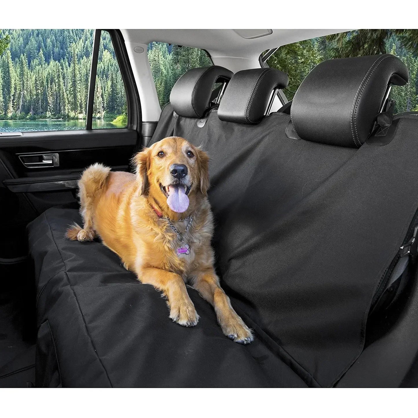 Foldable Waterproof Car Back Seat Cover for Pets | Non-Slip, Washable & Easy Install