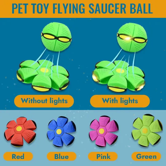 Fliegender Untertassenball für Haustiere