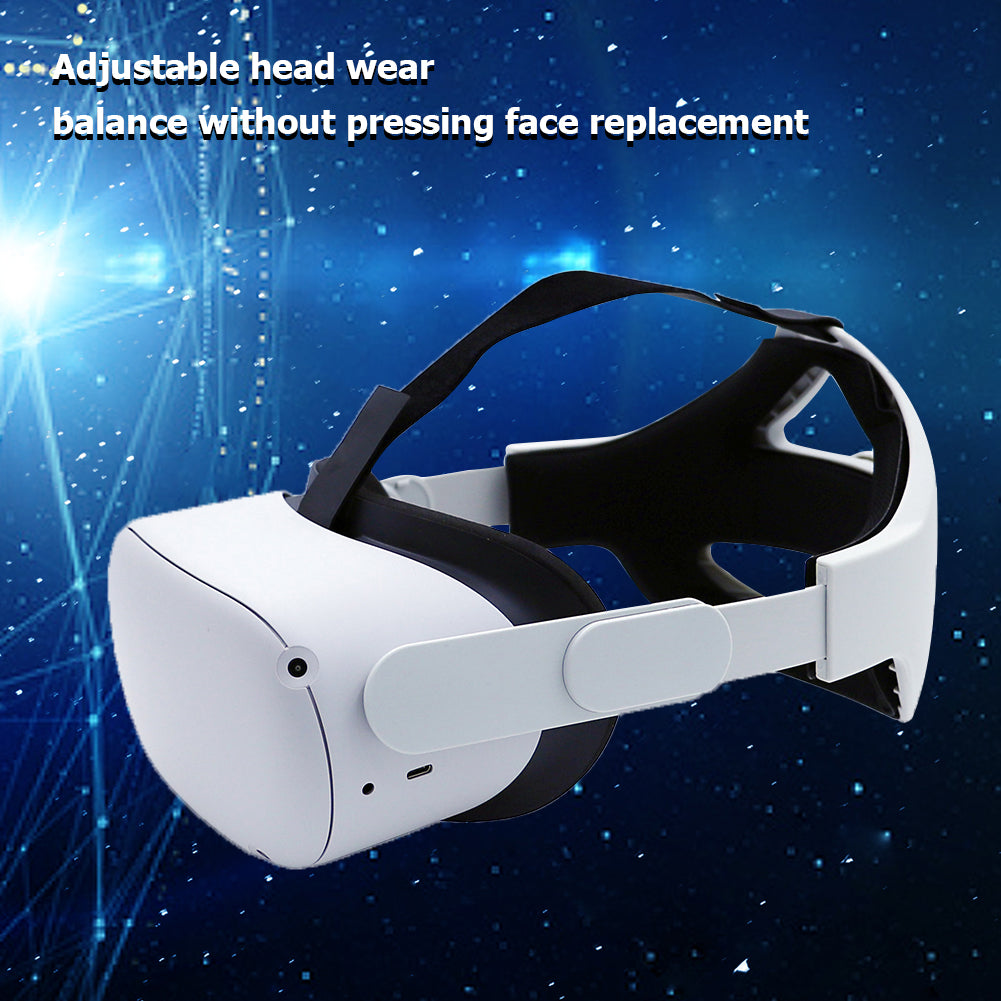 Verstellbarer Kopfgurt für Oculus Quest 2 Elite, erhöht die Unterstützung und verbessert den Komfort – virtuell für Oculus Quest 2 VR-Zubehör