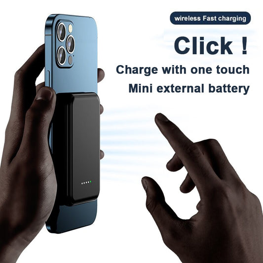 5000mAh Magnetic Wireless Power Bank Phone Charger For iphone 13 12 13Pro 12Pro Max